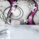 Fotobehang XXL - Flowery Ribbon