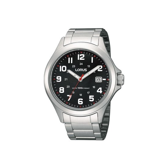 Lorus Gentlemen RXH01IX9 - Montre - 41 mm - Acier - argenté