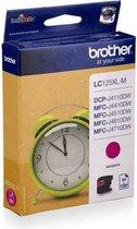 Brother LC-125XLM - Inktcartridge - Magenta / Hoge Capaciteit