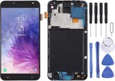 TFT-materiaal LCD-scherm en digitizer volledige montage met frame voor Galaxy J4 J400F / DS (zwart)