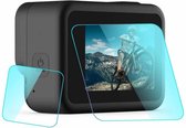 PULUZ voor GoPro HERO8 zwarte lens + LCD-scherm gehard glasfilm