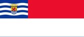 Vlag Nederland met inzet Zeeuwse vlag 70x100cm