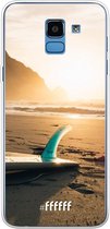 Samsung Galaxy J6 (2018) Hoesje Transparant TPU Case - Sunset Surf #ffffff