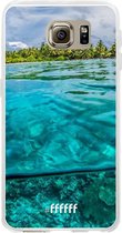 Samsung Galaxy S6 Hoesje Transparant TPU Case - Beautiful Maldives #ffffff