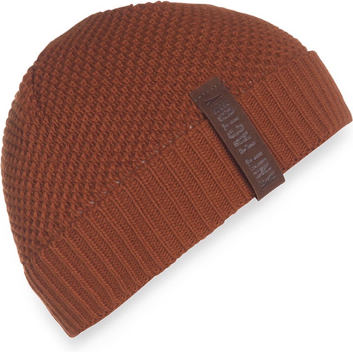 Knit Factory Jazz Gebreide Muts Heren & Dames - Beanie hat - Terra - Warme oranje Wintermuts - Unisex - One Size