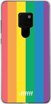 Huawei Mate 20 Hoesje Transparant TPU Case - #LGBT #ffffff