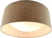 Olucia Dewy - Plafondlamp - Bruin - E27