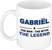 Gabriel The man, The myth the legend cadeau koffie mok / thee beker 300 ml
