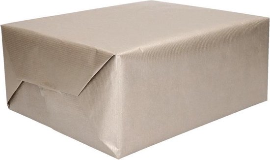 3x stuks rollen Kraft inpakpapier zilver - 200 x 70 cm - cadeaupapier /  kadopapier /... | bol.com