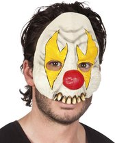 Latex halfmasker Horror clown.