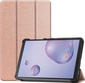 Samsung Galaxy Tab A 8.4 (2020) hoes - Tri-Fold Book Case - RosÃ© Goud