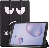 Samsung Galaxy Tab A 8.4 (2020) hoes - Tri-Fold Book Case - Don't Touch Me