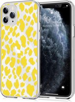 iMoshion Design voor de iPhone 11 Pro hoesje - Luipaard - Geel