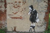 BANKSY  Rat Girl Canvas Print