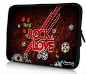 Sleevy 17.3 laptophoes Rock love - laptop sleeve - Sleevy collectie 300+ designs