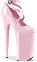 Pleaser Sandaal met enkelband, Paaldans schoenen -40 Shoes- BEYOND-087 Paaldans schoenen Roze