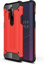 OnePlus 8 Pro Hoesje - Armor Hybrid - Rood