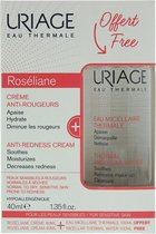Uriage Gift Set 40ml Roseliane Cream + 100ml Micellar Thermal Water