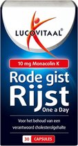Lucovitaal Rode Gist Rijst One A Day Voedingssupplement - 30 capsules - Cholesterol Balans
