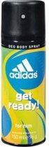 Adidas get ready for him deodorant spray 6 x 150ml Voordeelverpakking