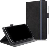 Universele PU Lederen Tablethoes voor 7 inch t/m 8 inch tablets - zwart