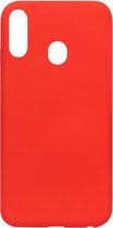 ADEL Premium Siliconen Back Cover Softcase Hoesje Geschikt voor Samsung Galaxy A20e - Rood