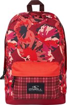 O'Neill Rugzak Coastline Graphic - Red Aop W/ Pink Or Purple -