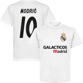 Galacticos Real Madrid Modric 10 Team T-shirt - Wit - L