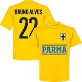 Parma Bruno Alves 22 Team T-Shirt - Geel - 4XL