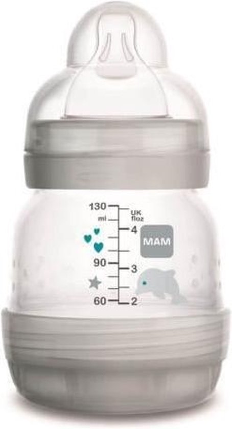 MAM-fles Easy Start Anti-Colic 130 ml Boy - Speenstroom 0 | bol.com