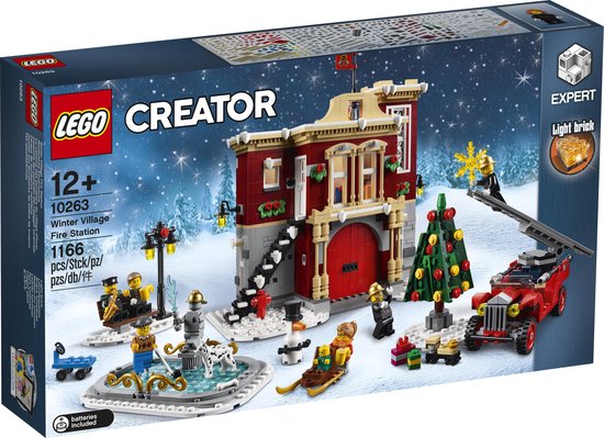 LEGO Creator Expert 10263 Brandweerkazerne in winterdorp | bol.com