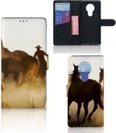 GSM Hoesje Nokia 5.3 Bookcase Cowboy