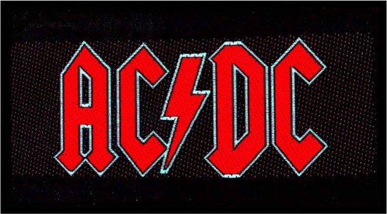 AC/DC Patch Red Logo Zwart/Rood | bol.com