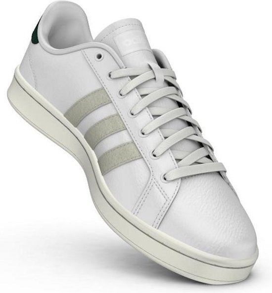 adidas Grand Court sneakers heren wit/groen | bol.com