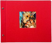 Goldbuch Bella Vista rouge 30x25 Album à vis 40 pages noires
