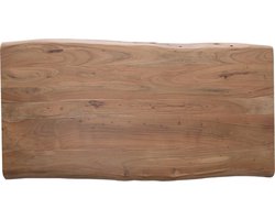 Tafelblad Live-Edge bomentafel 200x100x3,5 acacia massief houten blad | bol