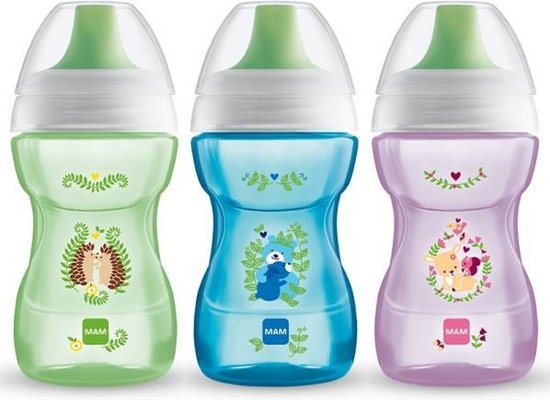 bol.com | MAM BABY Baby Beker Fun To Drink 270 ml 8+ maanden Groen