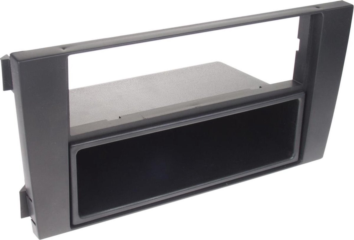2-DIN Paneel geschikt voor Audi A6 2001-2005 - Kleur: Zwart