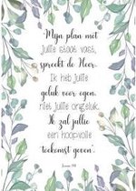 Poster 50x70 - mijn plan staat vast