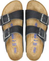 Birkenstock Arizona FL WB Narrow Unisex Slippers - Black - Maat 36