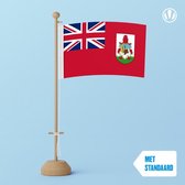 Tafelvlag Bermuda 10x15cm | met standaard