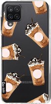 Casetastic Samsung Galaxy A12 (2021) Hoesje - Softcover Hoesje met Design - Coffee To Go Print