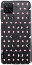 Casetastic Samsung Galaxy A12 (2021) Hoesje - Softcover Hoesje met Design - Eyes On You Print