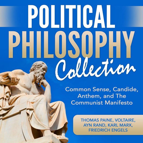 Foto: Political philosophy collection common sense candide anthem and the communist manifesto