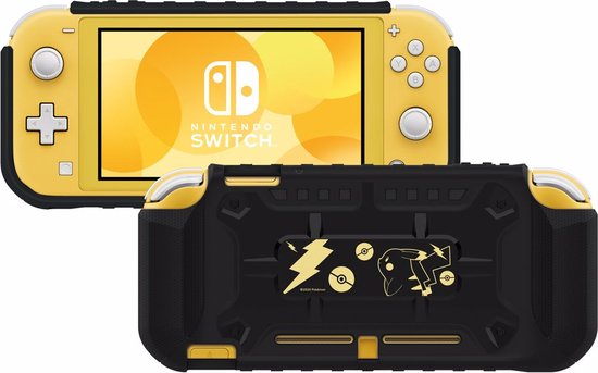 Hori Nintendo Switch Lite Pikachu Hybrid System Armor - Black/Gold | bol.com