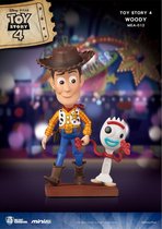Beast Kingdom - Disney - MEA-012-2 - Toy Story 4 - Woody & Forky - 8cm