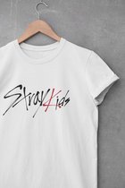 Stray Kids WIT T-Shirt - Kpop Merch Koreaans Muziek Merchandise - Maat L