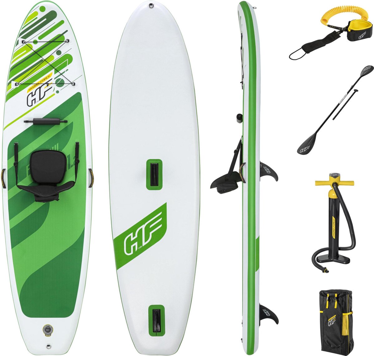 Bestway Sup Board - Hydro Force - Freesoul Tech Convertible - 340 x 89 x 15 cm - Met Accessoires