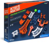 Clementoni - Actie & Reactie - Track& Platform+ Junctions, uitbreidingsset - constructiespeelgoed, knikkerbaan, bouwset voor kinderen