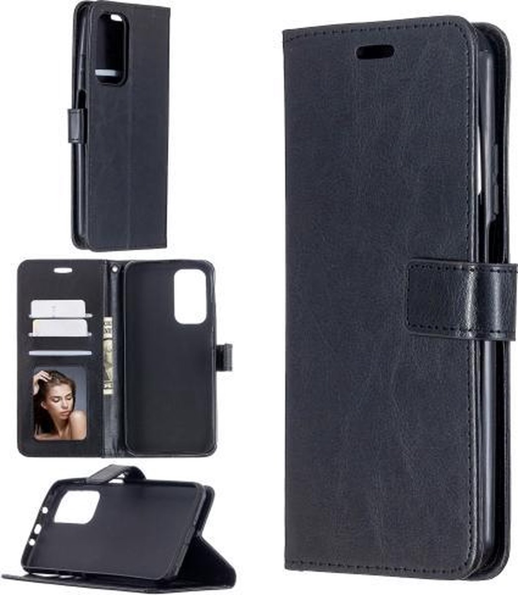 Portemonnee Book Case Hoesje Geschikt voor: Xiaomi Mi 10T Pro - zwart